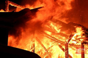 В Добрянском округе произошёл пожар