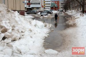 Добрянские улицы уходят под воду