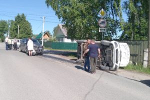 В Добрянке столкнулись автомобили