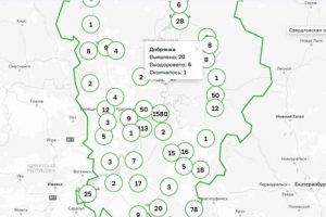 В Добрянском округе – 20 случаев коронавируса