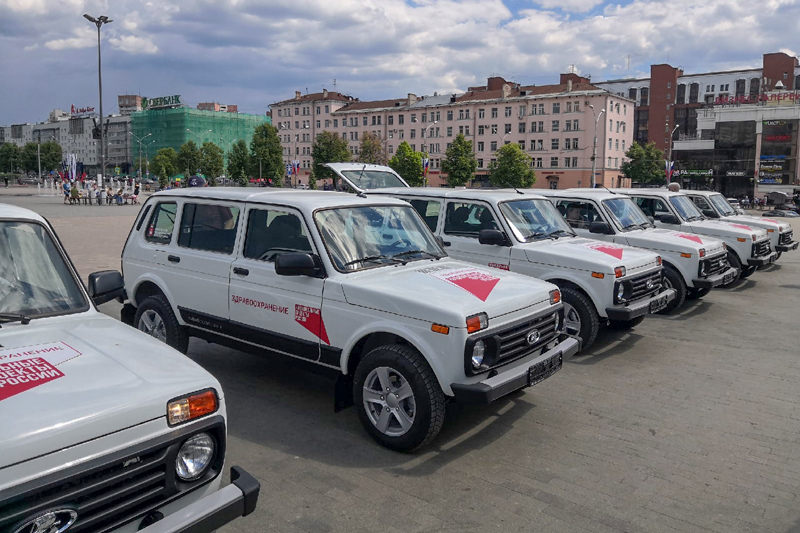 Новые автомобили для больниц Добрянского округа