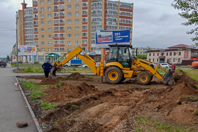 Новый сквер в Добрянке