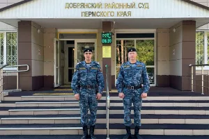 В Добрянке судебные приставы потушили пожар