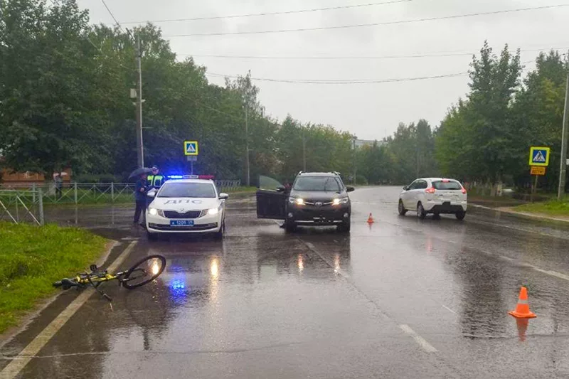 В Добрянке пострадал велосипедист