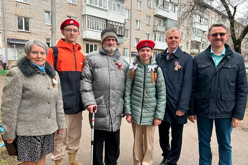 Поздравили ветерана