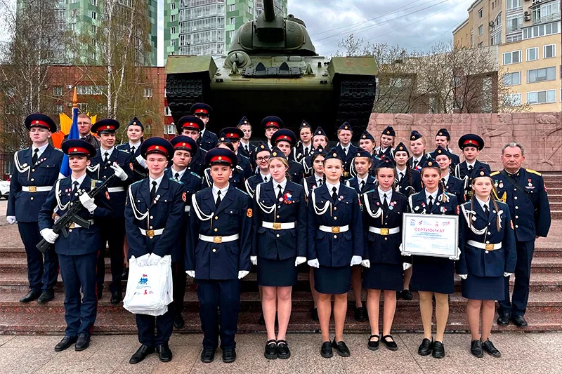 Добрянские кадеты приняли участие в краевом Параде памяти