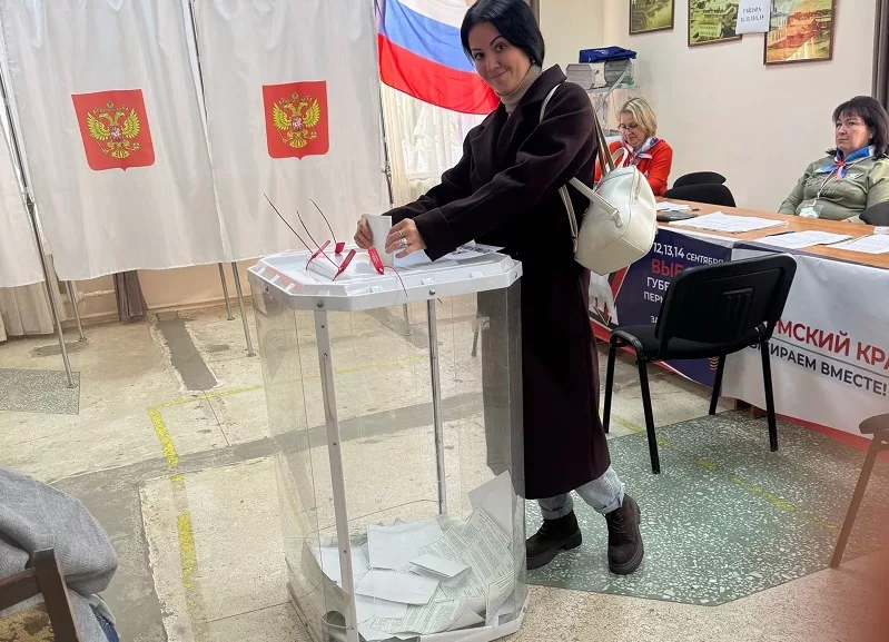 Добрянцы проявили активность на выборах