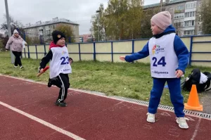 Детсадовцы вышли на дорожку