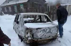 В Добрянском округе сгорел водитель с машиной