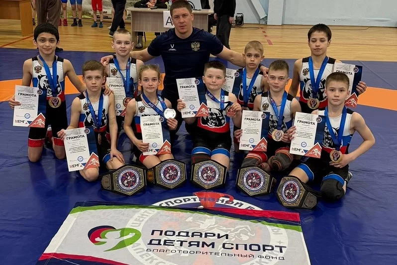 Юные борцы завоевали медали